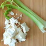 Celery Sticks + Goat Cheese